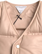 Gilet beige trapuntato