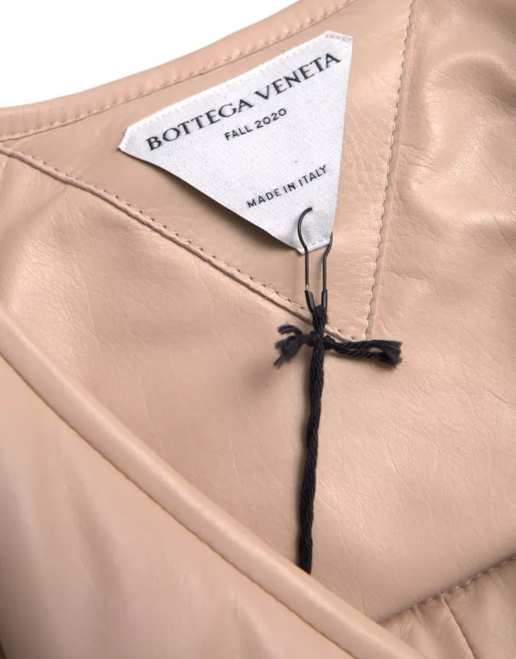 Gilet beige trapuntato