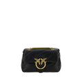 Borsa a spalla Love mini Puff nera