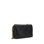 Borsa a spalla Love mini Puff nera