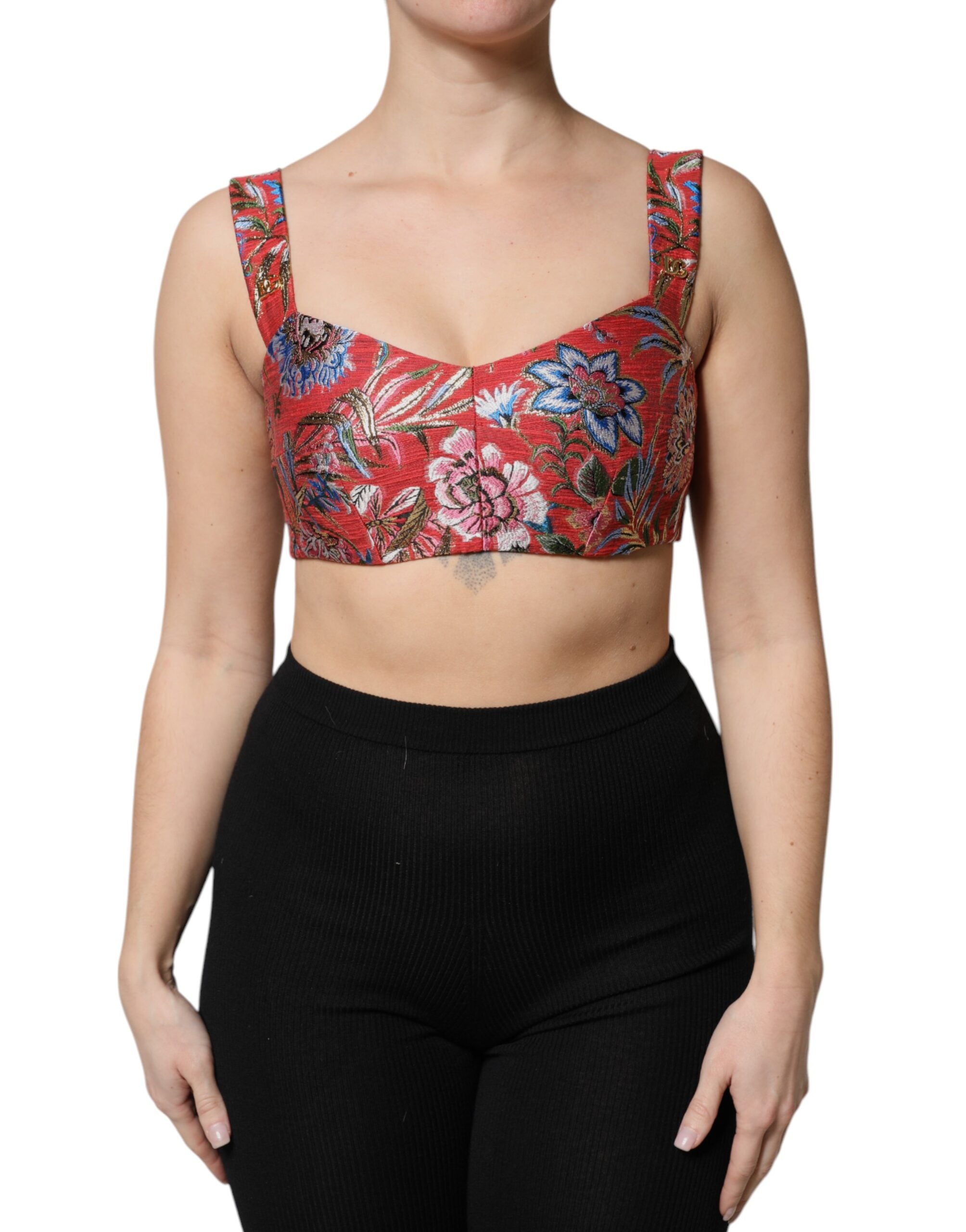 Floral corset top
