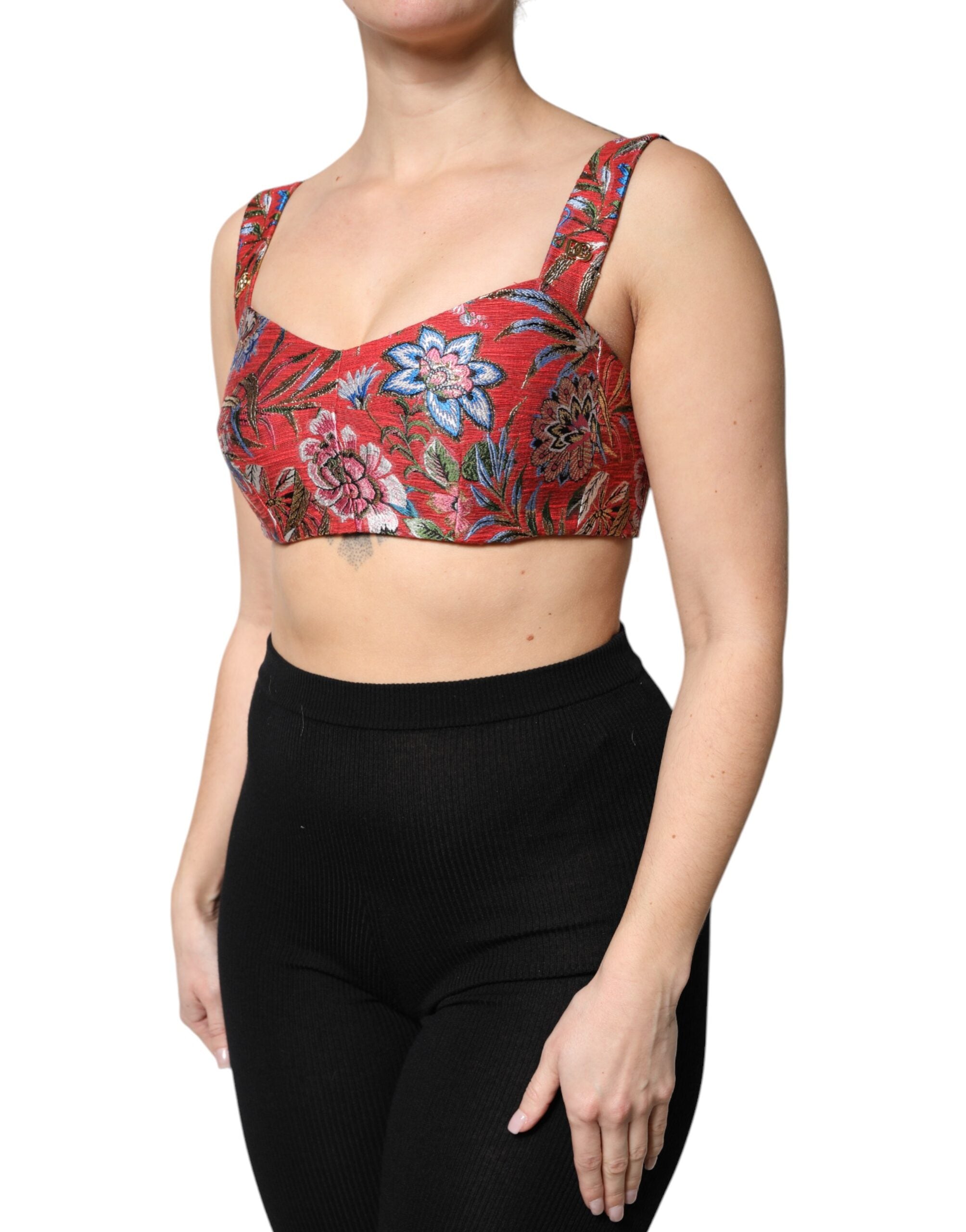 Floral corset top