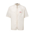 Camicia a mezza manica con zip