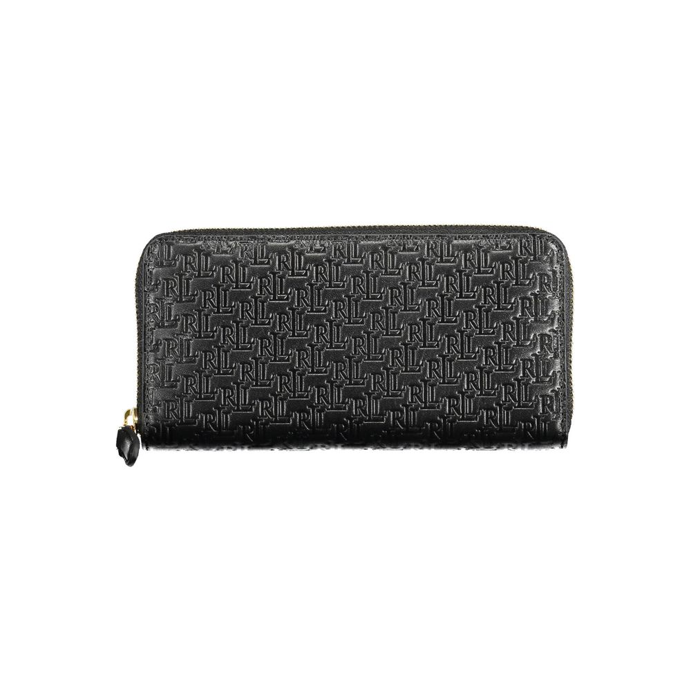 Portafoglio da donna nero in pelle