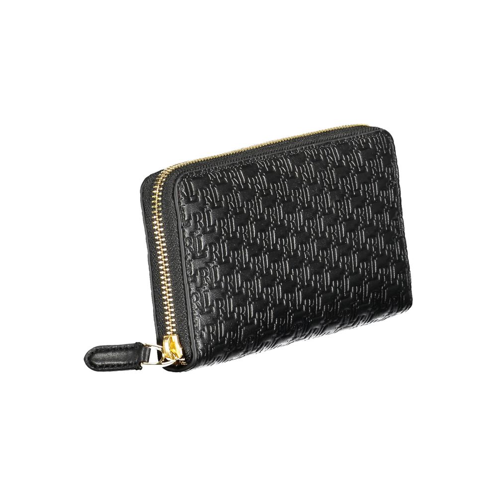 Portafoglio da donna nero in pelle