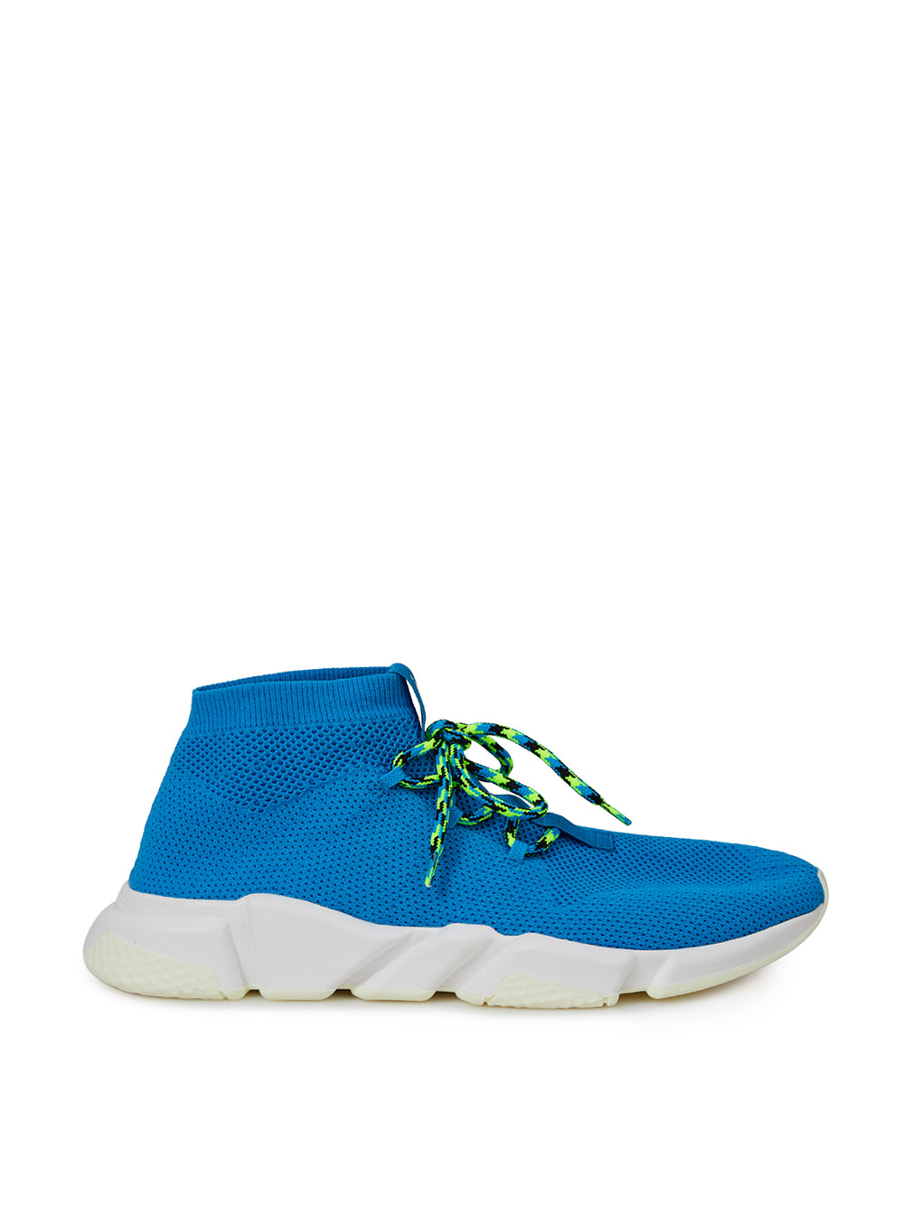 Scarpe da ginnastica sportive azzurre in cotone