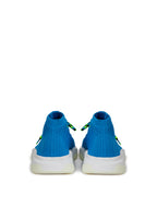 Scarpe da ginnastica sportive azzurre in cotone