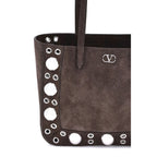 Borsa tote scamosciata