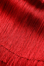 Top a fascia con frange e senza spalline