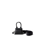 Black leather bag