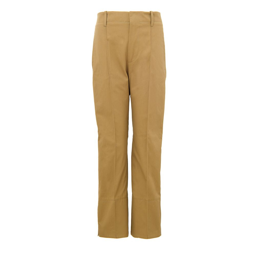 Pantaloni in twill beige