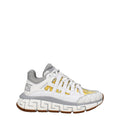Sneakers sportive in tessuto bianco