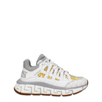 Sneakers sportive in tessuto bianco