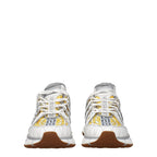 Sneakers sportive in tessuto bianco