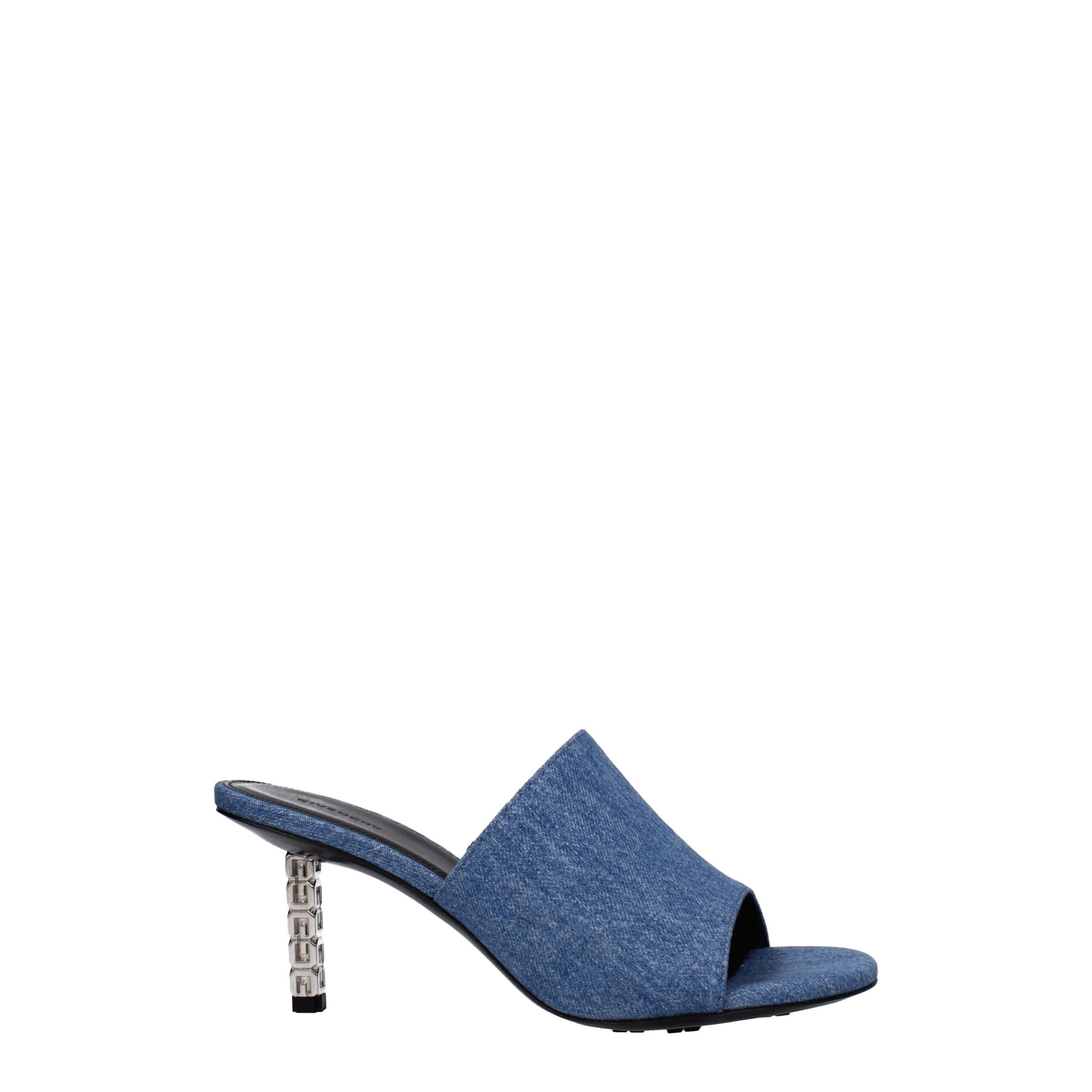 Denim heels