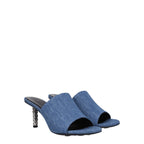 Denim heels