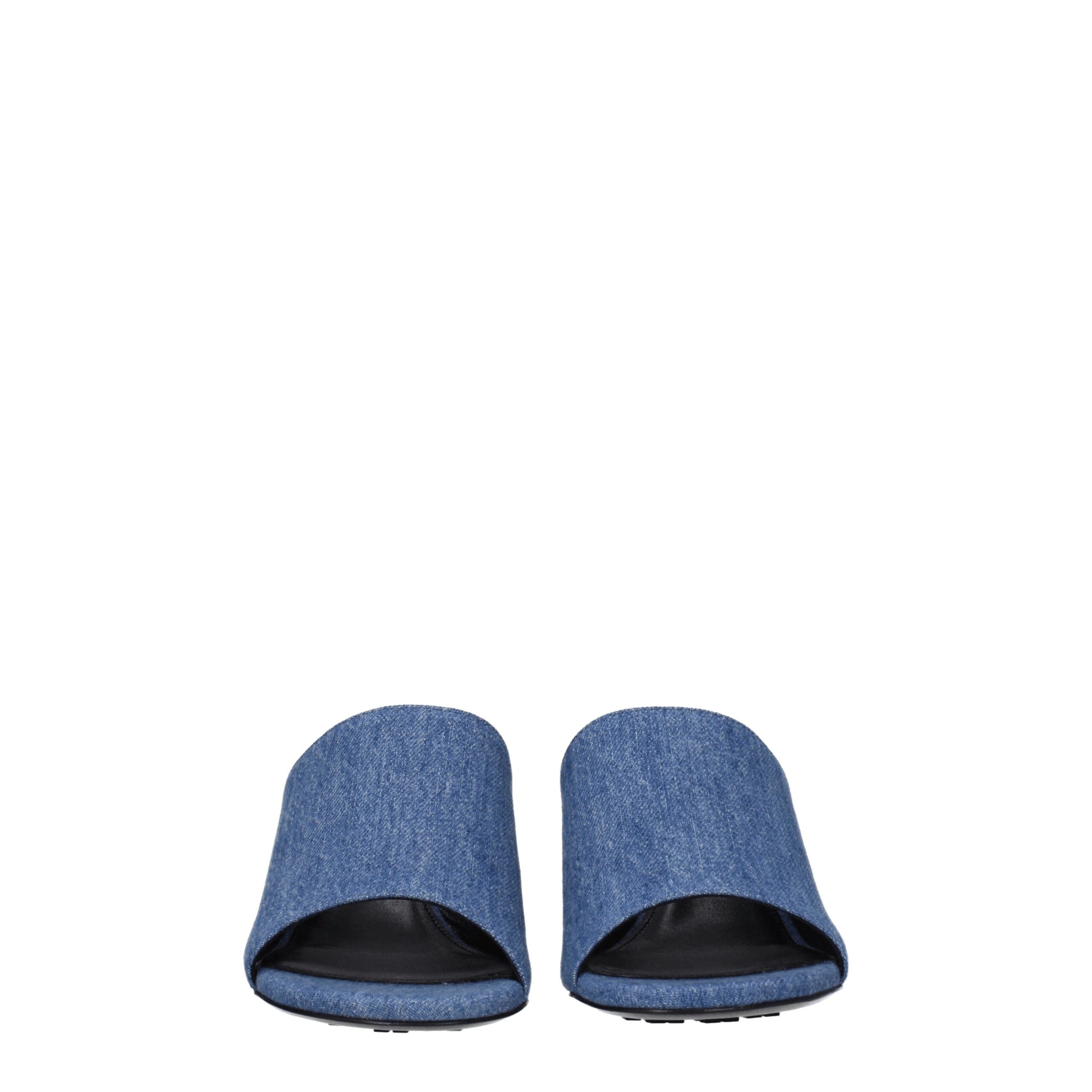 Denim heels