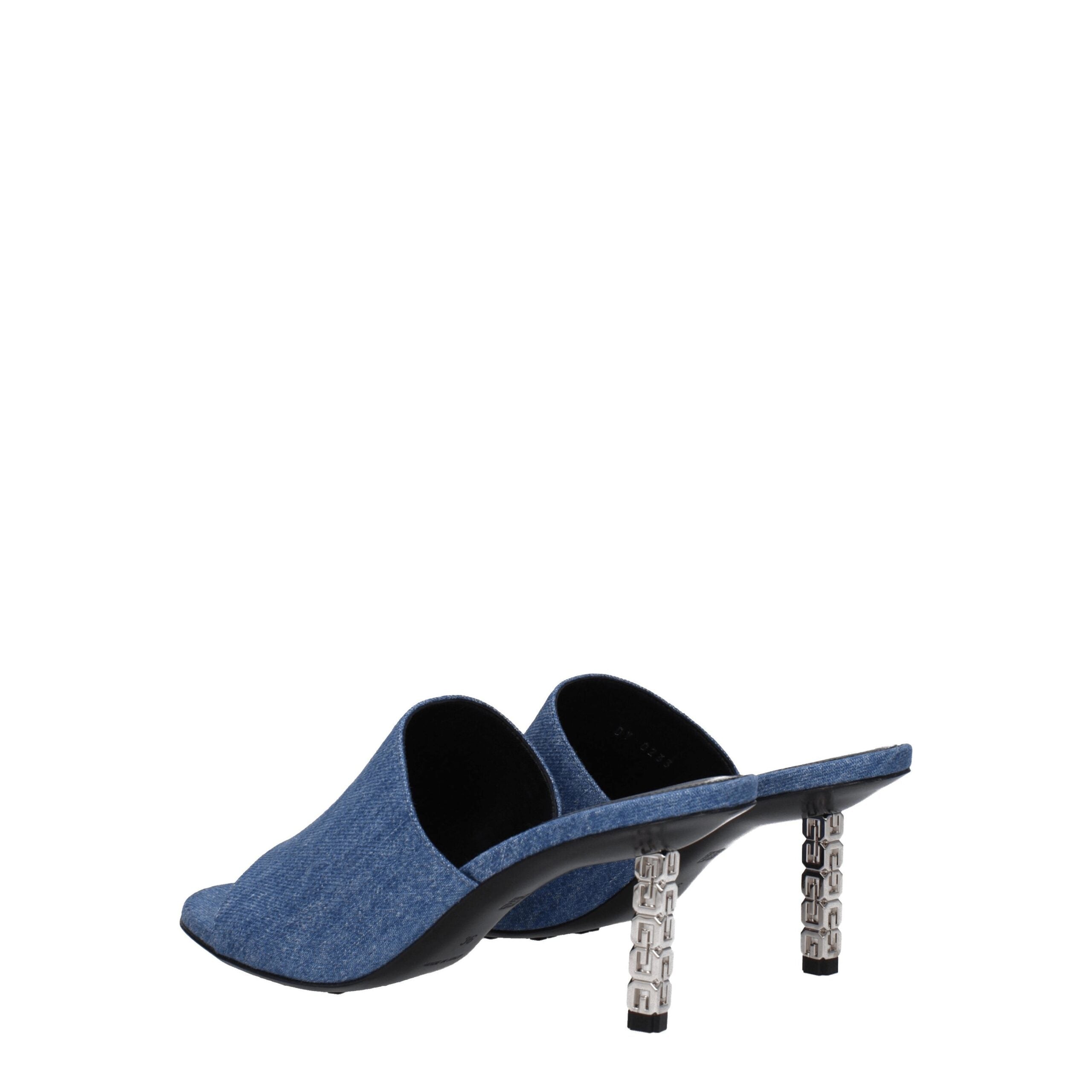 Denim heels