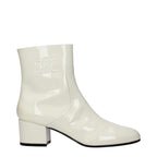 Stivaletti beige in pelle
