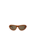 Occhiali da sole in acetato marrone