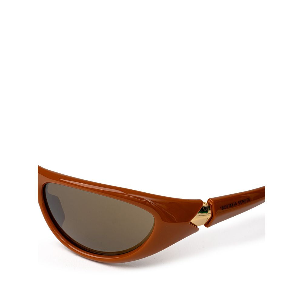 Occhiali da sole in acetato marrone