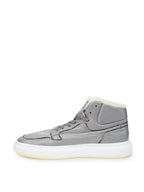 Fur-lined sneakers