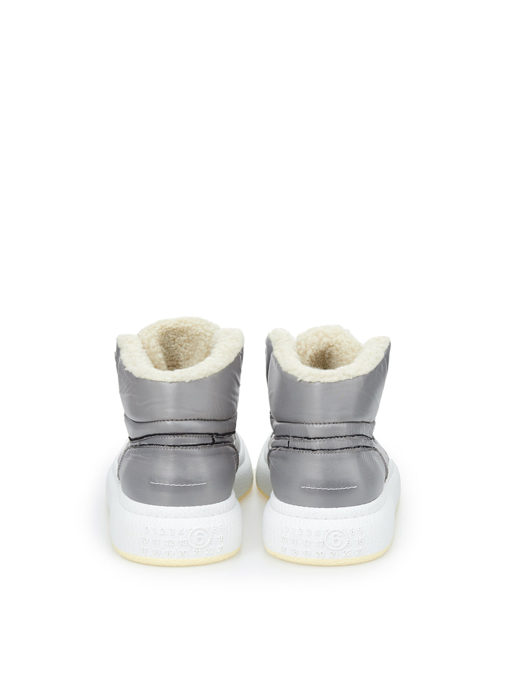 Fur-lined sneakers