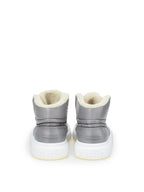 Fur-lined sneakers