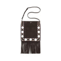 Suede shoulder bag