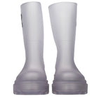 Transparent ankle boots