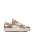 Sneakers basse in pelle rosa