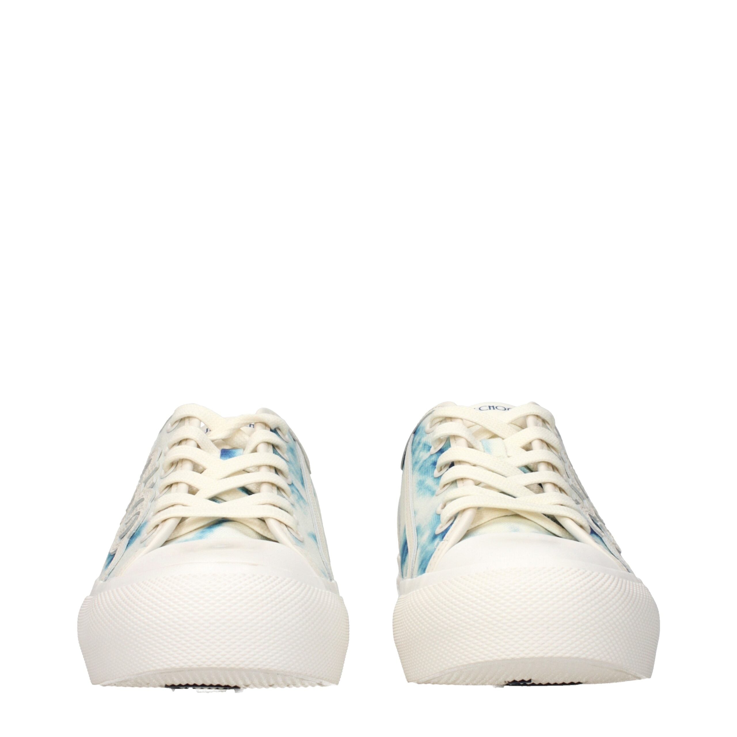 Sneakers basse beige in tessuto