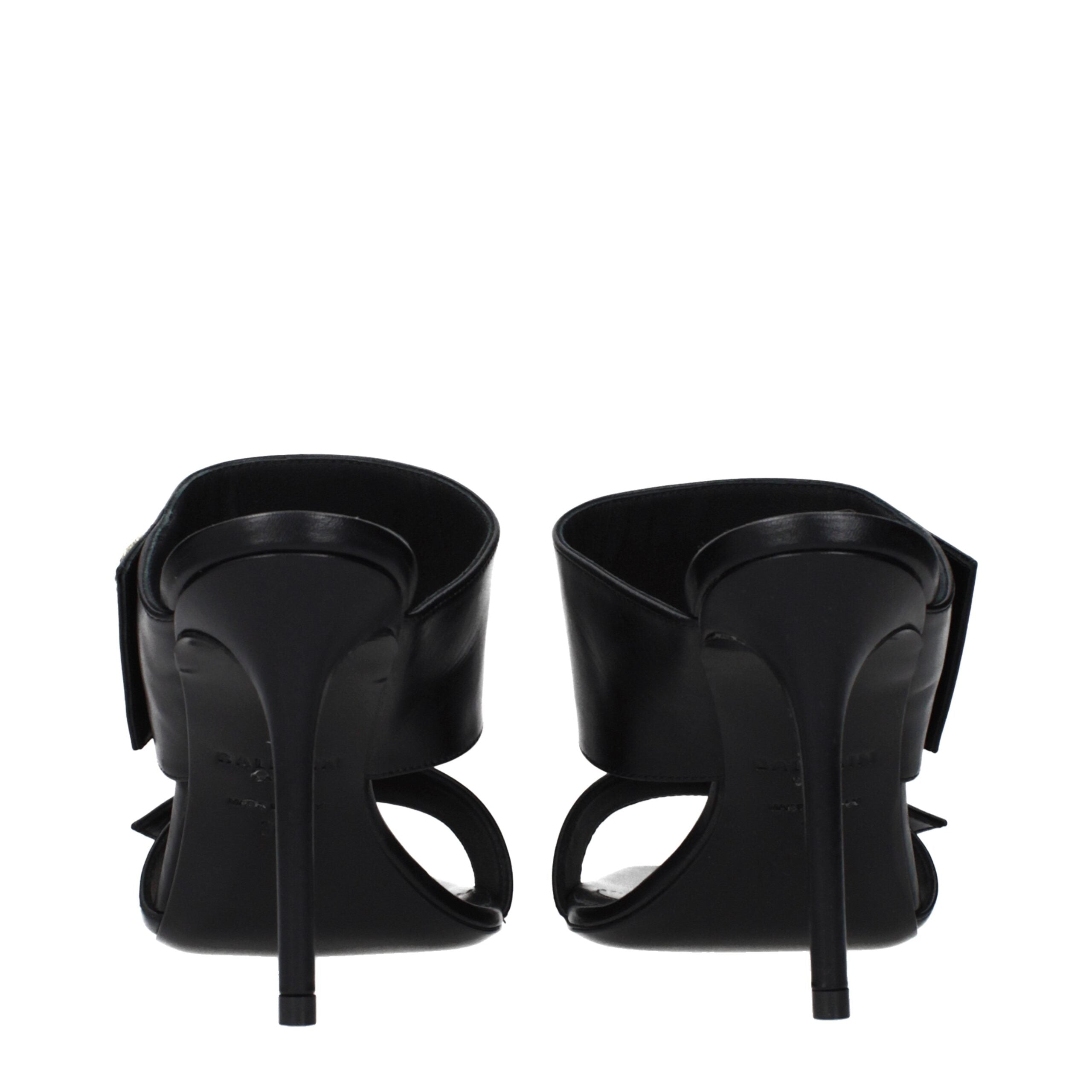 Tacchi a spillo in pelle nera