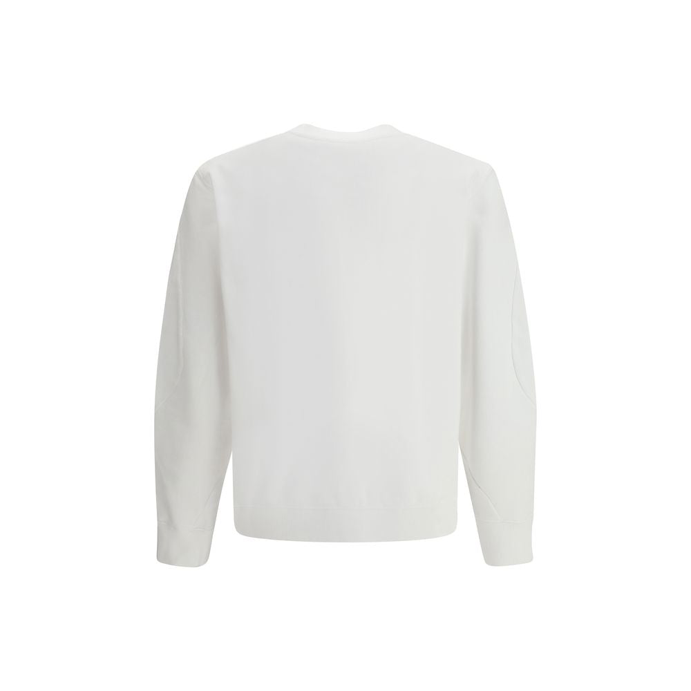 White cotton sweatshirt