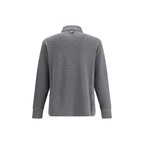Cotton long-sleeved polo shirt