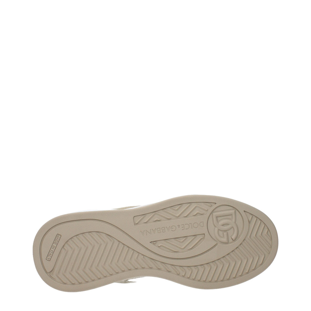 White fabric sneakers