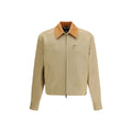 Giacca beige con colletto