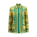 Camicia in seta bicolore