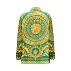Camicia in seta bicolore