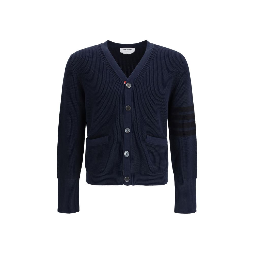 Cardigan con scollo a V in cotone