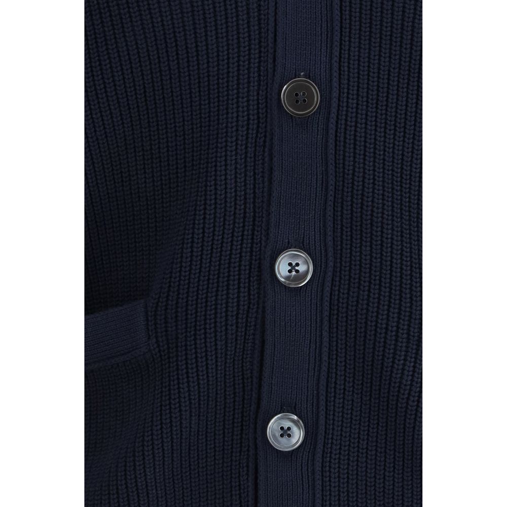 Cardigan con scollo a V in cotone
